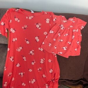 Mommy and me matching dresses